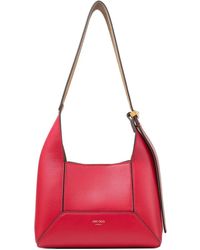 Jimmy Choo - Leather Bag Finished With Stitched Panels - Lyst