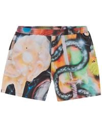 Iuter - Slime Print-Detail Swim Shorts - Lyst