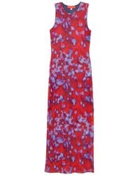 Eckhaus Latta - Duet Abstract-Print Sleeveless Maxi Dress - Lyst