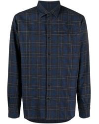 Woolrich - Long-sleeve Checked Cotton Shirt - Lyst