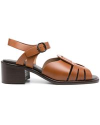 Hereu - Ancora 50mm Leather Sandals - Lyst