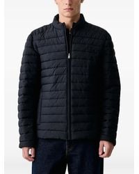 Trussardi - Quilted Logo-Patch Jacket - Lyst