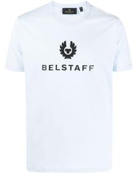 Belstaff - T-Shirt mit Logo-Print - Lyst