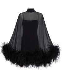 ‎Taller Marmo - Vegas Spirito Feather-Trim Dress - Lyst