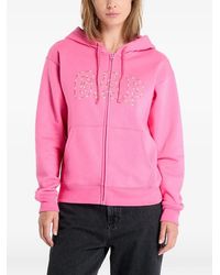 Gap - Logo-Embroidered Zip-Up Hoodie - Lyst
