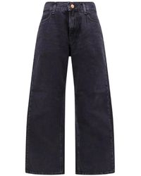 3x1 - Faded-Effect Wide-Leg Jeans - Lyst