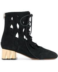 Marni Stivali con zeppa Teatro - Nero