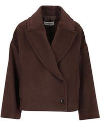 Al Duca d'Aosta - Double-Breasted Short Coat - Lyst