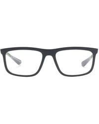 Emporio Armani - Rectangle-Frame Glasses - Lyst
