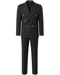 Franzese Collection - Rolls Royce Wollen Pak Met Visgraatpatroon - Lyst