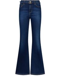 Liu Jo - Belt-Detail Jeans - Lyst