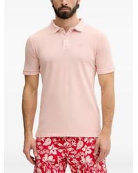 Guess - Poloshirt Met Logopatch - Lyst