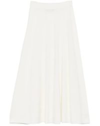 Fabiana Filippi - Knitted A-Line Midi Skirt - Lyst