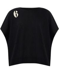 MM6 by Maison Margiela - Logo-Print Sweater - Lyst