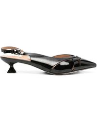 Keys - Slingback-Pumps Mit Überkreuzten Riemen - Lyst