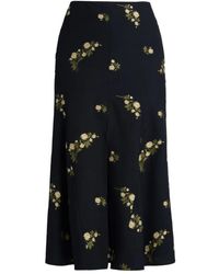 Erdem - Floral midi skirt - Lyst