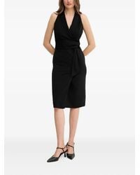 Sandro Ferrone - Robe Mi-Longue À Design Sans Manches - Lyst