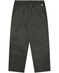 Aape By A Bathing Ape - Logo-Appliqué Cargo Trousers - Lyst