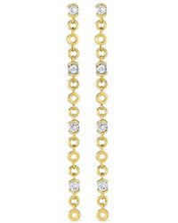 V Jewellery - Lyla 18Kt Vermeil Drop Earrings - Lyst