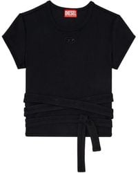 DIESEL - Cotton T-Shirt - Lyst