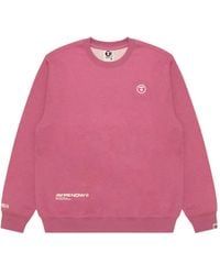 Aape By A Bathing Ape - Ape Now Heart Logo-Patch Sweatshirt - Lyst