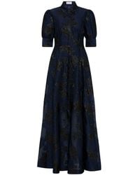 Rebecca Vallance - Antoinette Floral-jacquard Gown - Lyst