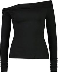 Paris Georgia Basics - Elemental Manahou Asymmetric Off-Shoulder Top - Lyst