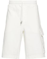 C.P. Company - Lens-Detail Cotton Bermuda Shorts - Lyst