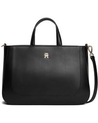 Tommy Hilfiger - Logo-Detail Tote Bag - Lyst