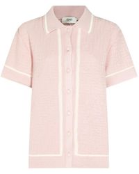 Fendi - Polo Con Botones - Lyst