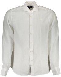 La Martina - Chemise En Lin À Manches Longues - Lyst