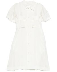 Sacai - Wool Suiting Dress - Lyst