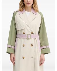 Benetton - Trench Color-Block À Boutonnière Croisée - Lyst