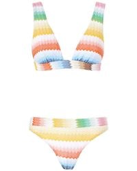 Missoni - Zigzag-Pattern Bralette Bikini - Lyst