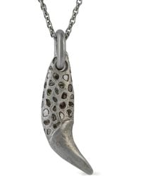 Parts Of 4 - Bear-Tooth Pavé Necklace - Lyst