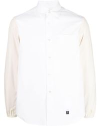 Fumito Ganryu - Panelled Button-up Shirt - Lyst