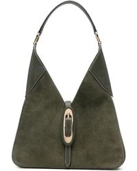 Michael Kors - Medium Cornelia Suede Buckle Shoulder Bag - Lyst