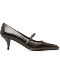 Roberto Festa - Aristea Buckle-Strap Leather Pumps - Lyst