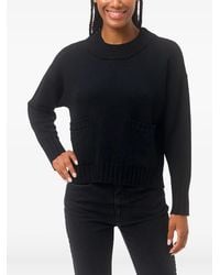 Alpha Studio - Front-Pocket Crew-Neck Sweater - Lyst