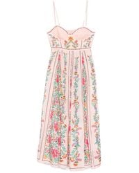 FARM Rio - Delicate Forest Maxikleid mit Blumen-Print - Lyst