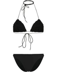 Amazuìn - Janin Bikini Met Ruche Afwerking - Lyst