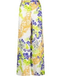 Versace - Baroque-print Trousers - Lyst