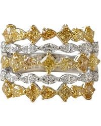 HYT Jewelry - Multi-Band Diamond Ring - Lyst