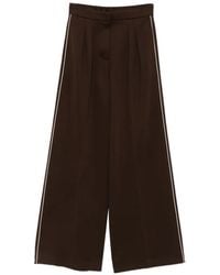 Max Mara - Mmlsponda Side-Stripe Trousers - Lyst