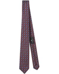 Etro - Cravatta con stampa paisley jacquard - Lyst