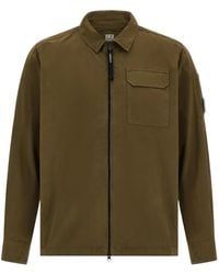 C.P. Company - Zip Long-Sleeved Shirt Jacket - Lyst