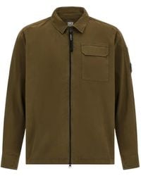 C.P. Company - Zip Long-Sleeved Shirt Jacket - Lyst