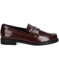 Clarks - Panelled Penny Loafers - Lyst
