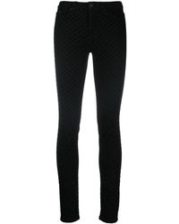 Karl Lagerfeld - Vaqueros skinny con logo - Lyst