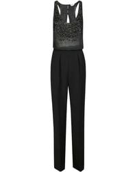 Elisabetta Franchi - Beaded Jumpsuit - Lyst